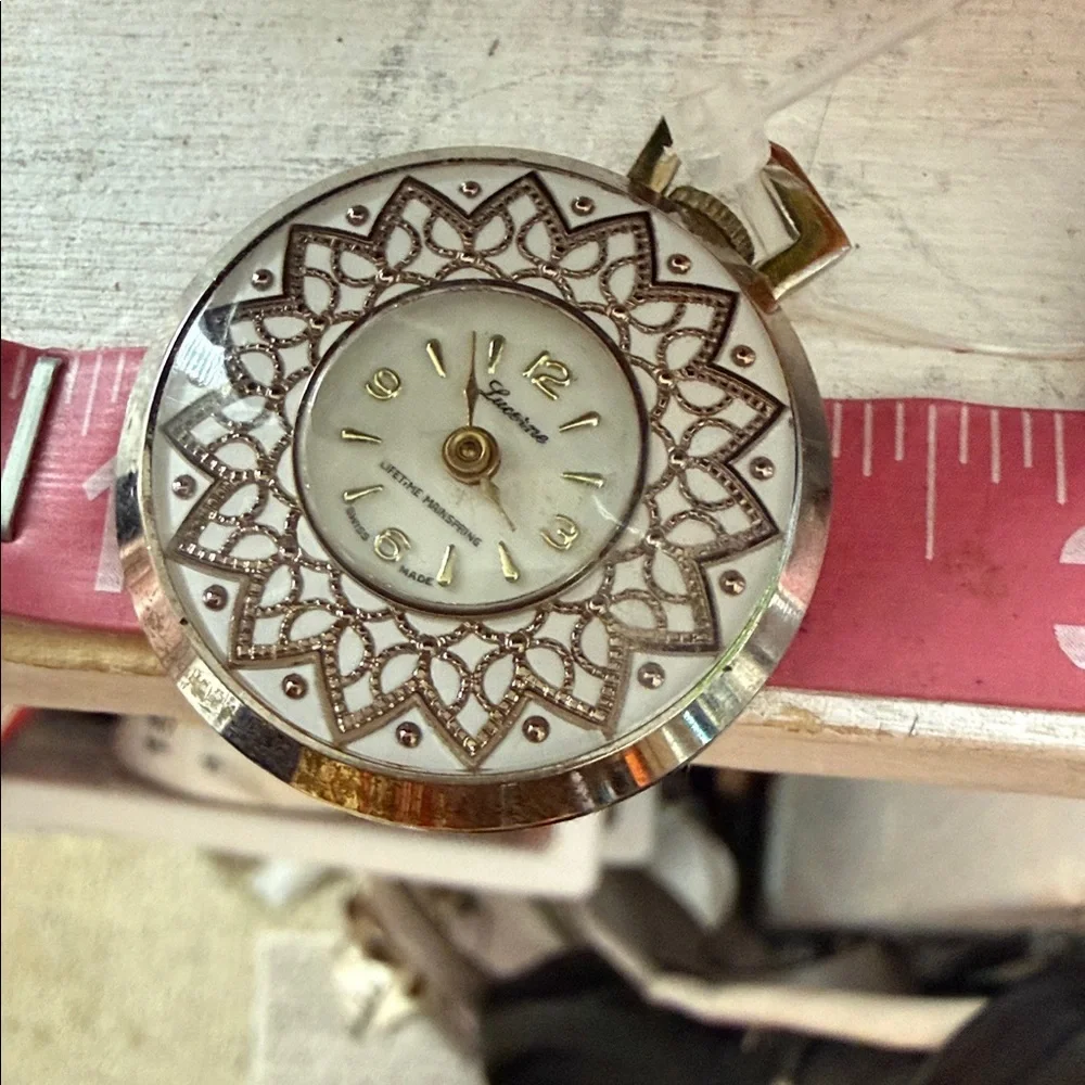 Vintage Swiss Lucerne Rare Auto Pocket Watch (1960-69)